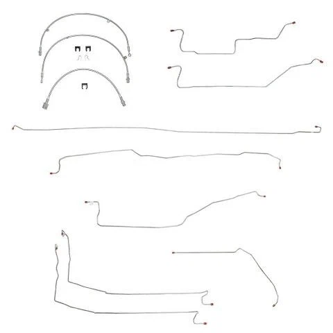 05-07 Chevrolet Silverado 1500 Brake Line & Hose Kit 2WD Reg Cab_Long Bed